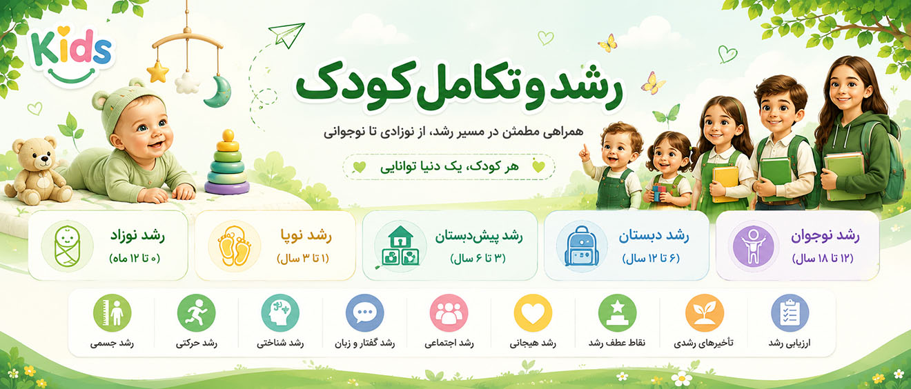 بنر اصلی رشد و تکامل کودک